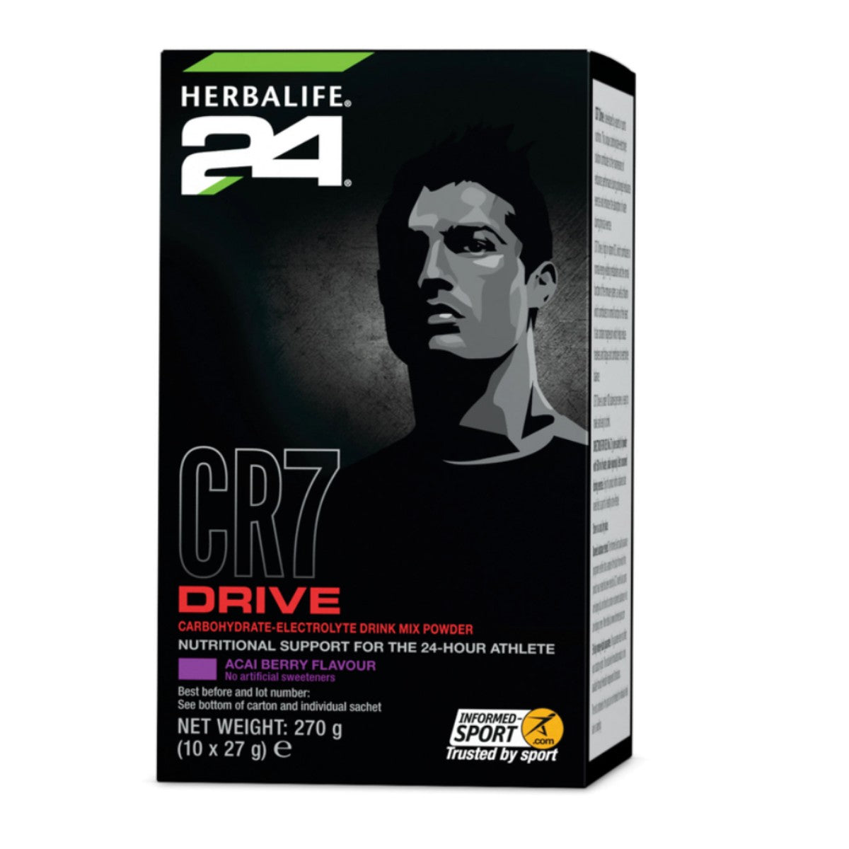 CR7 Drive Hypotonic Drink – Acai Berry 10 Sachets (27 g each)