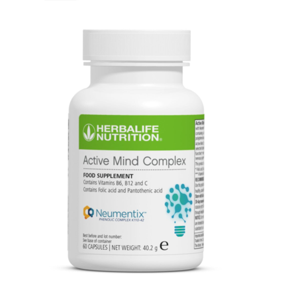 Herbalife Active Mind Complex – Cognitive &amp; Mental Performance Support (60 Capsules)