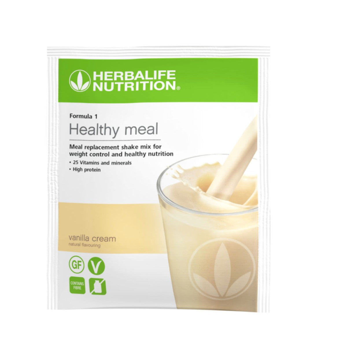 Herbalife Formula 1 Nutritional Shake Mix Sachets – Vanilla Cream (Pack of 7)