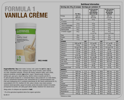 Herbalife Formula 1 Healthy Meal Shake – Vanilla Cream 550 g