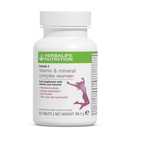 Herbalife Formula 2 – Vitamin &amp; Mineral Complex Women’s (60 Tablets)